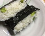 おにぎらず(豆ごはん)作り方3写真