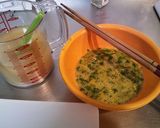セリたっぷり☆和風餡かけオムライス！作り方4写真