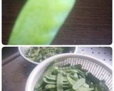 ~絹さやの冷凍保存~作り方1写真