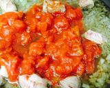 グリーンピースと豚肉のトマト煮込み作り方3写真