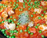 グリーンピースと豚肉のトマト煮込み作り方4写真