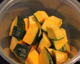 かぼちゃのひき肉あん作り方1写真