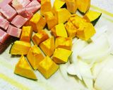 ベーコンかぼ♪(*^^*)作り方1写真