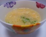 みそ汁　かき玉作り方3写真