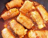 お餅消費！キムチと一緒に豚肉巻き作り方6写真
