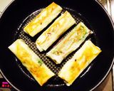 鶏ムネ肉とチーズの揚げない春巻♪作り方9写真