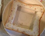 簡単！朝食に！ハムエッグトースト作り方1写真
