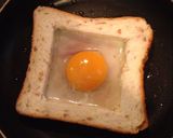 簡単！朝食に！ハムエッグトースト作り方3写真
