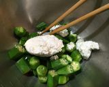 簡単♡オクラとカテッテージチーズ和え♡♡作り方6写真
