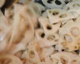 梅と大葉のシャキシャキ蓮根炒め煮作り方3写真