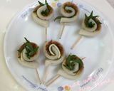 ちくわのクルクル巻き＊梅しそ&しそチーズ作り方5写真