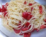 うちのツメトマパスタ（冷製トマトパスタ）作り方8写真