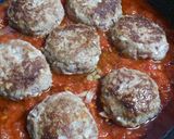♪トマト味の煮込みハンバーグ♪作り方8写真