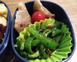 簡単ピーマンとちりめんじゃこ炒め お弁当作り方2写真