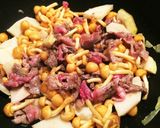簡単✩牛肉とナメコのトロトロ冷やしうどん作り方1写真