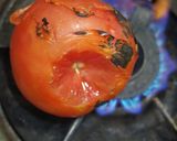 トマトの湯剥きならぬ＠トマトの焼き剥き作り方9写真