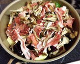 かぼちゃと豚肉の重ね煮 めんつゆレシピ作り方1写真