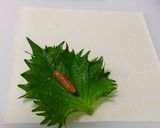 梅しそつくねの春巻き作り方2写真
