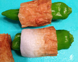 少ない油で＊ししとうとちくわの磯辺揚げ作り方3写真
