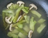 ブロッコリーの芯のランチスープ。作り方3写真