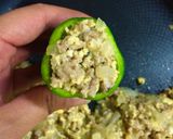 玉ねぎいっぱいの丸ごとピーマン肉詰め作り方9写真