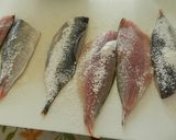 鯵のハーブ&チーズフライ作り方1写真