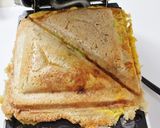 ランチ♪旬な空豆と卵焼きのホットサンド作り方4写真