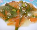 アジ（鰺）野菜あんかけ　簡単作り方4写真