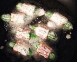 少ない油で＊ししとうとちくわの磯辺揚げ作り方7写真