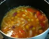 人参ドレッシングで具だくさん豆のスープ作り方5写真