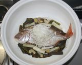 簡単☆おいしい☆鯛の干物で中華風酒蒸し作り方12写真