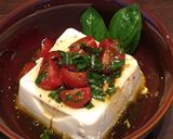 バジルとトマトで♪イタリアンぽん酢冷や奴作り方4写真