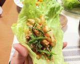 そぼろ 大葉 ワンタンの皮 のレタス包み作り方7写真
