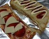 超かんたん！ミニトマトのピザトースト作り方3写真