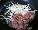 冷やし中華のたれで簡単ジューシー豚肉炒め作り方2写真