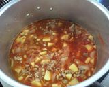 ポークビーンズ　給食作り方3写真