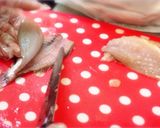 栄養たっぷりぱりっと鯛の骨せんべい！作り方1写真
