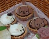 可愛い😍トイプー♡猫の生チョコ一口タルト作り方8写真