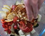 水を使わないで作る鶏肉野菜レモンの煮込み作り方4写真