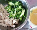 鶏むね肉と胡瓜の味噌マヨサラダ作り方3写真