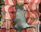 肉巻き三種〜アスパラガス、お餅、長芋〜作り方3写真