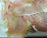 鶏胸肉のヘルシーな水菜巻き作り方3写真