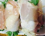鶏胸肉のヘルシーな水菜巻き作り方4写真