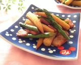 ✿バター醤油 アスパラとヤングコーン✿作り方3写真