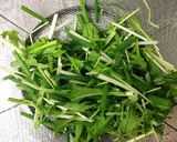 カリカリしらすと水菜のサラダ作り方2写真