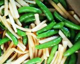 大根、スナップエンドウの甘辛炒め煮作り方4写真