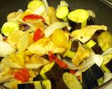 スパイシー♪鶏肉と夏野菜のトマト煮込み作り方4写真