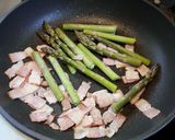 簡単！アスパラとベーコンのめんつゆ炒め作り方3写真