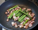 簡単！アスパラとベーコンのめんつゆ炒め作り方5写真
