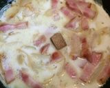 簡単 カルボナーラ ( 卵なし )作り方2写真